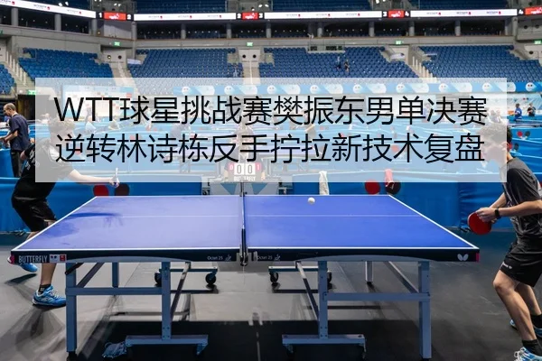 WTT球星挑战赛樊振东男单决赛逆转林诗栋反手拧拉新技术复盘